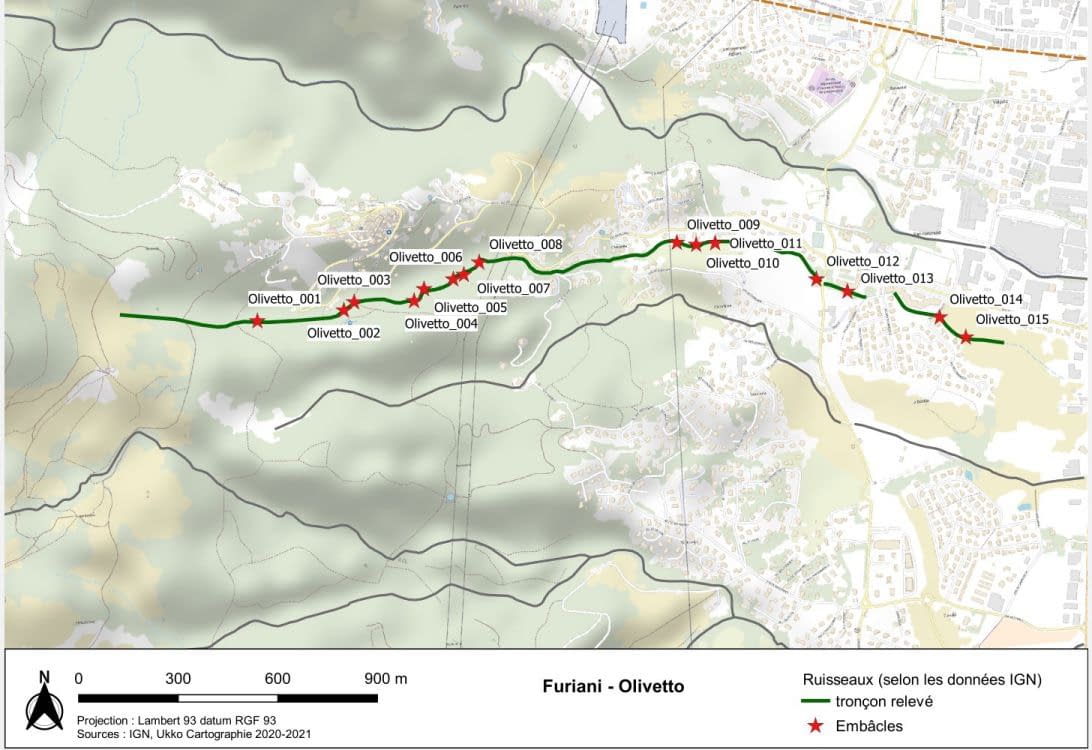 suivi de ruisseaux par drone 4 localisation des embâcles