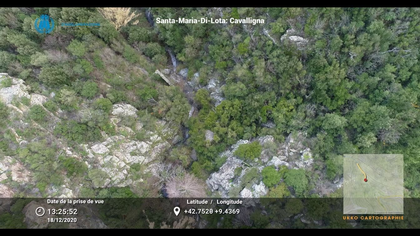 suivi de ruisseaux par drone 7 suivi ruisseaux drone bastia