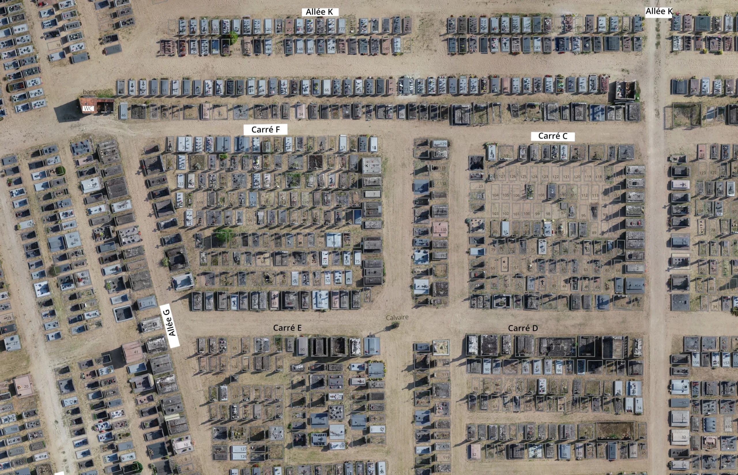 cartographie cimetière par drone cartographie par drone