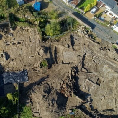 Exemple d'orthophoto par drone 11 Gennes, Tanneries en bord de Loire