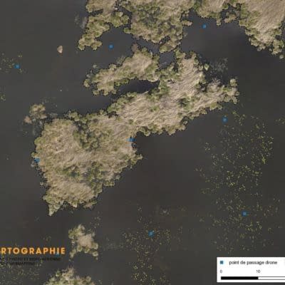 Exemple d'orthophoto par drone 12 Drone et étude environnementale