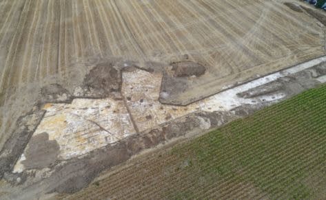 Cartographie par drone, timelapse et webmapping 33 Louresse-Rochemenier, orthophoto drone et préhistoire