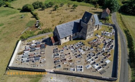 Cartographie par drone, timelapse et webmapping 17 Mise à jour des plans de cimetières