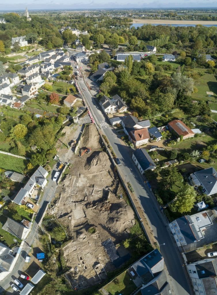 vue drone Loire