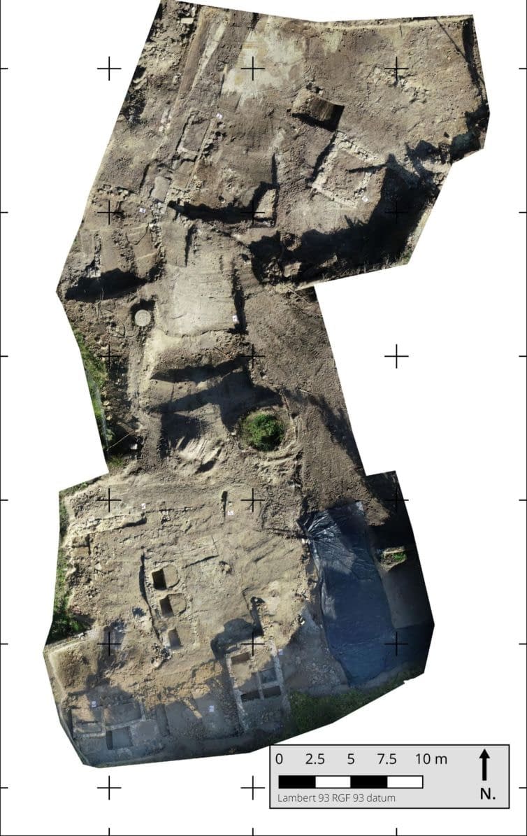 Gennes, Tanneries en bord de Loire 2 cartographie drone maine et loire