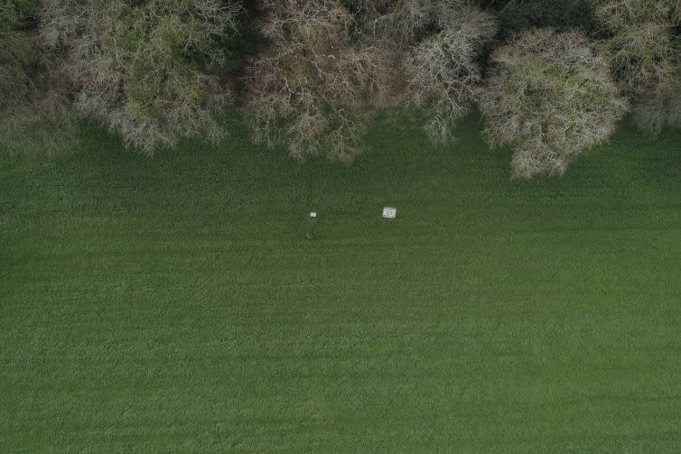 Drone et étude environnementale 4 Etude environnementale, prise de point au sol pour un relevé PPK