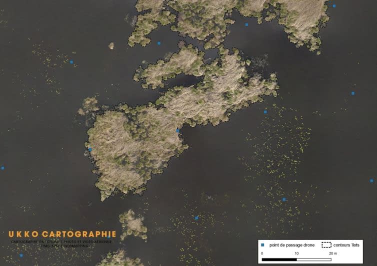 relevé environnemental par drone