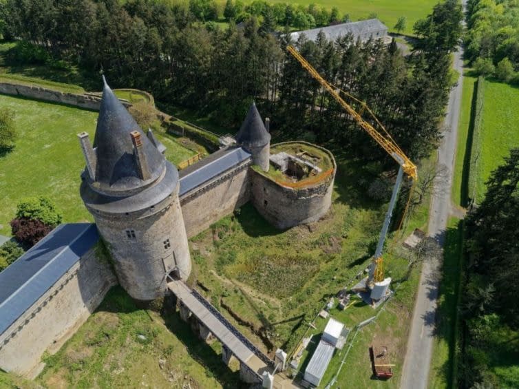 Blain, château de la Goulais - Timelapse et vidéos drone 5 blain-44-drone-chateau