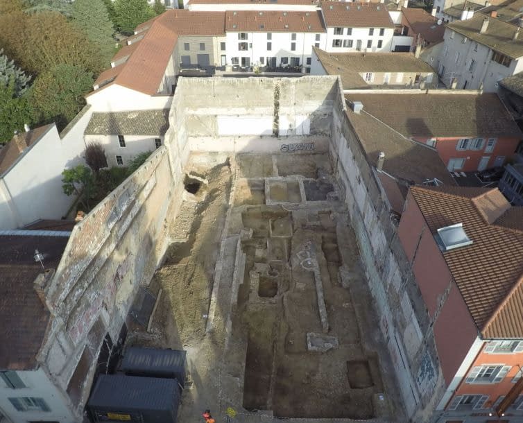 Photo drone à Mâcon 2 drone archéologie